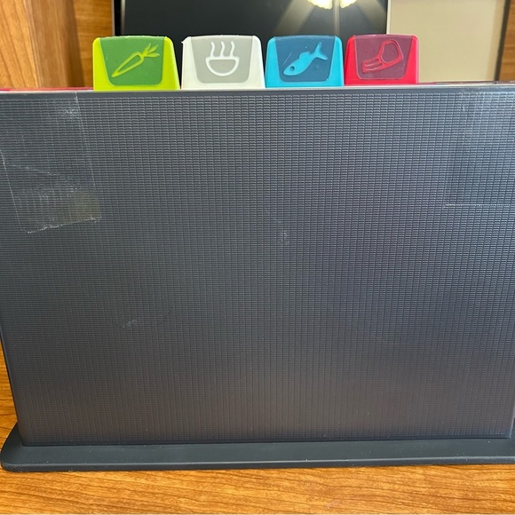 Pre-Owned/Used*Joseph Joseph Upright Filing/Index Storage Cutting Board Set of 4 - Picture 5 of 8